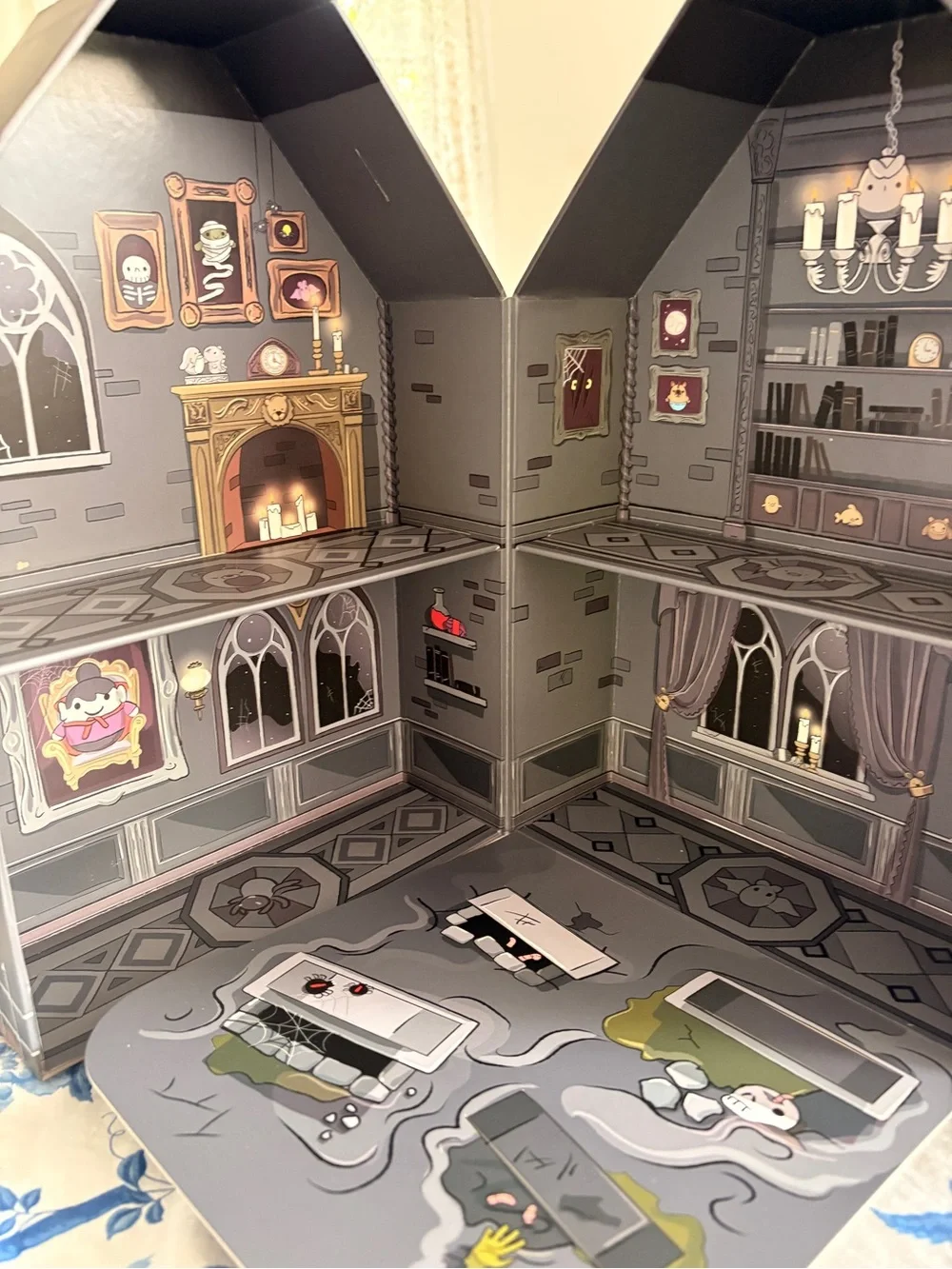 Woobles Haunted House box as decor only